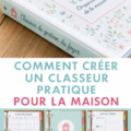 Classeur de gestion orné de jolies fournitures sur un bureau