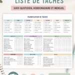 Modèle de liste de tâches Excel sur un ordinateur