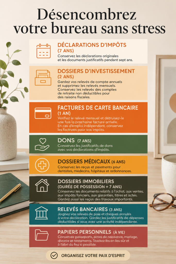 Bureau organisé avec une décoration apaisante et des fournitures rangées