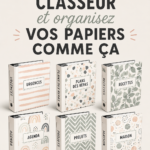 Espace de travail bien organisé avec des documents classés et des outils fonctionnels