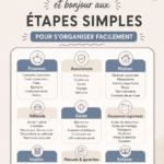 Femme en train d'organiser ses documents sur un bureau, symbolisant la simplification du désordre papier.
