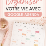 Capture d'écran de Google Calendar affichant un emploi du temps bien organisé.