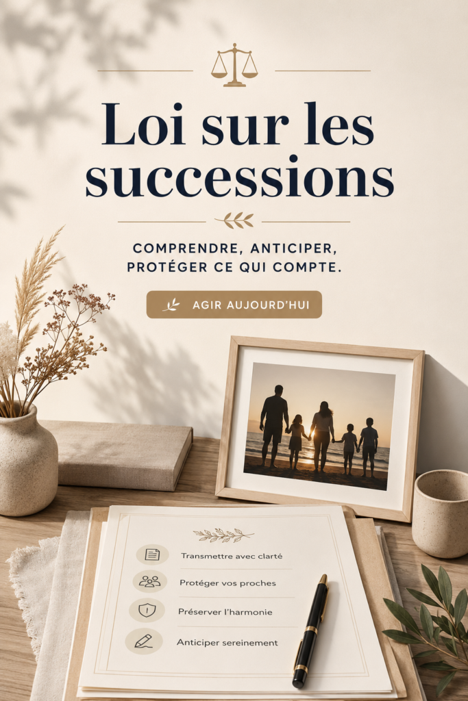 Femme consultant un document juridique sur l'héritage