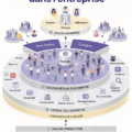 Équipe discutant autour d'une table, illustrant le management collaboratif en action.