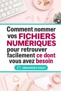 Femme en train d'organiser ses fichiers numériques sur un ordinateur