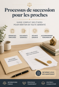 Un avocate tenant un document sur le processus d'héritage.