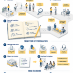 Capture d'écran d'un logiciel de gestion documentaire en action, montrant l'interface utilisateur.