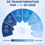 Femme utilisant une application d'intelligence artificielle sur son téléphone