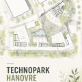 Vue extérieure du Technopark de Hannover, un espace innovant pour startups