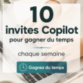 Un écran d'ordinateur affichant des fonctionnalités de Microsoft 365 Copilot.