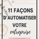 Femme entrepreneur utilisant un logiciel d'automatisation pour gérer son entreprise