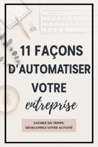 Femme entrepreneur utilisant un logiciel d'automatisation pour gérer son entreprise