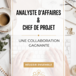 Image représentant une collaboration réussie entre un analyste et un chef de projet