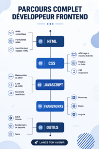Un développeur front-end travaille sur le design d'une application web