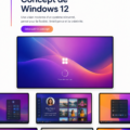 Capture d'écran du concept de Windows 12 avec interface repensée et script de navigation