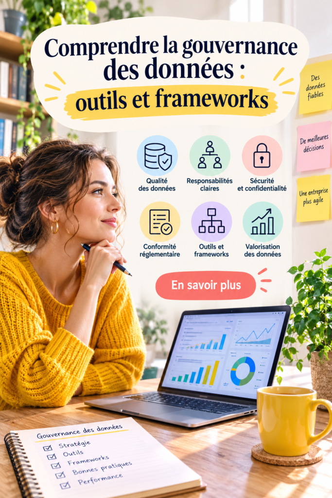Illustration sur la gouvernance des données avec des outils informatiques