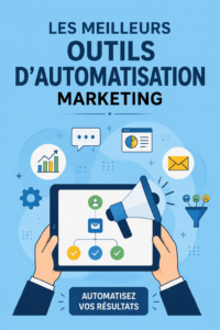 Vue d'ensemble des logiciels d'automatisation marketing sur un écran d'ordinateur.