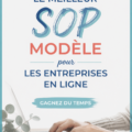 Femme rédigeant un modèle SOP pour son entreprise en ligne