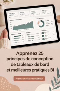 Exemple de design de tableau de bord moderne et fonctionnel