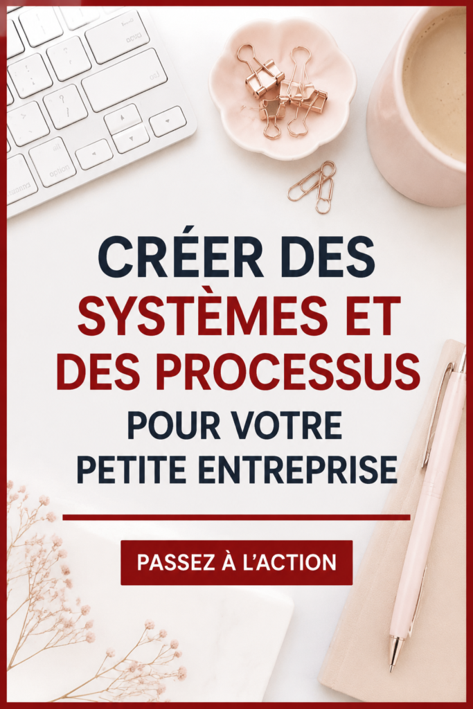 Femme analysant des processus de travail pour sa petite entreprise