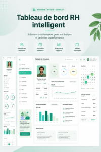 Tableau de bord TeamHub montrant la gestion d'équipe dans une interface utilisateur Figma