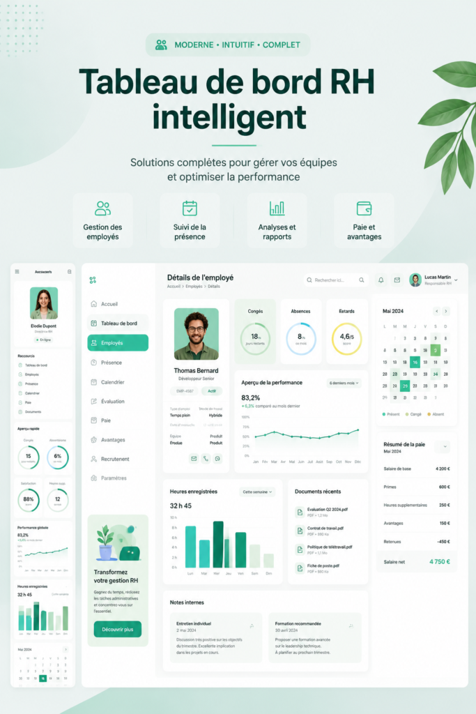 Tableau de bord TeamHub montrant la gestion d'équipe dans une interface utilisateur Figma