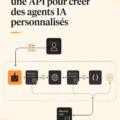 Interface de l'API Mistral montrant la création d'agents IA personnalisés.