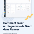 Capture d'écran de Microsoft Planner avec un graphique de Gantt visible