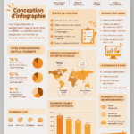 Exemple d'infographie colorée illustrant des données de manière claire