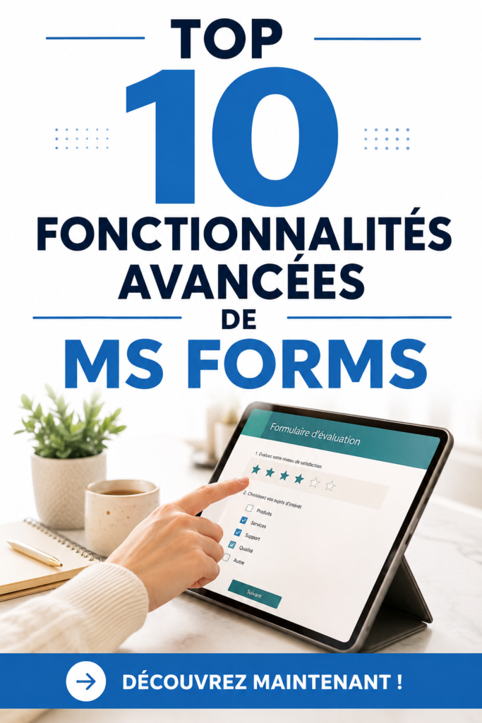Fonctionnalités avancées de Microsoft Forms sur un ordinateur