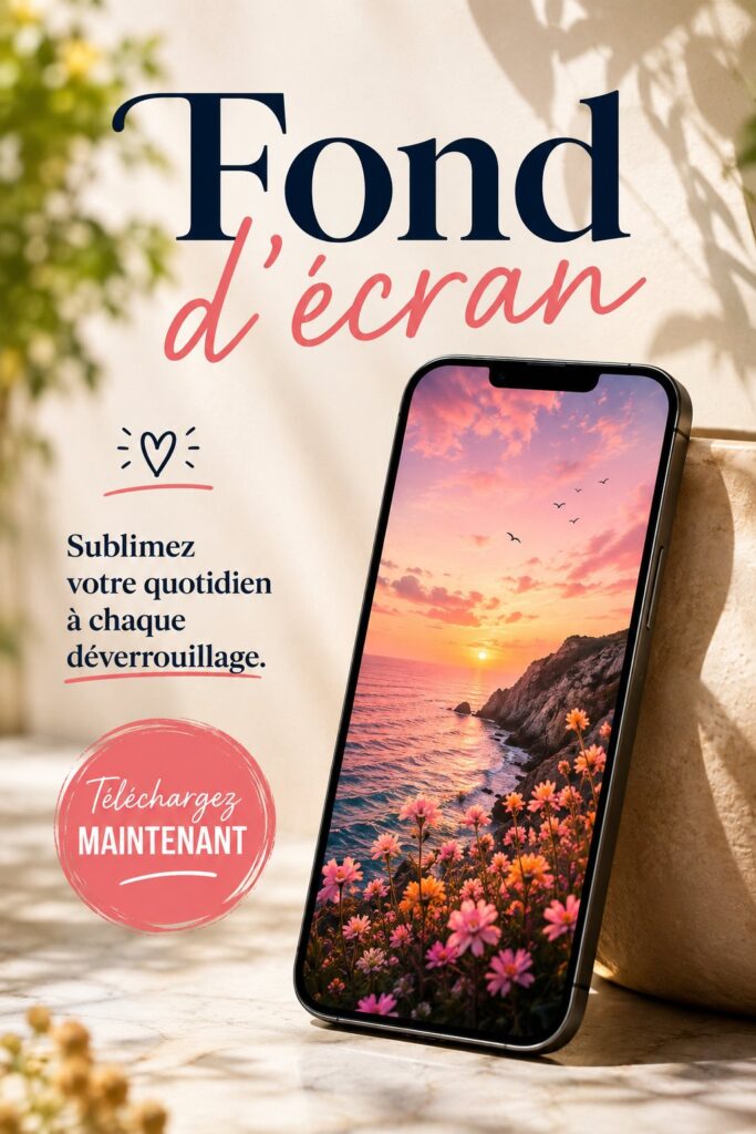 Un élégant fond d'écran représentant un paysage naturel apaisant pour ordinateur