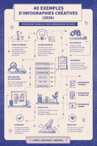 Exemple d'infographie créative inspirante pour projets