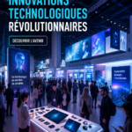 Une femme utilisant une nouvelle technologie en 2025.
