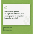 Illustration de solutions de déploiement cloud pour la migration logicielle.