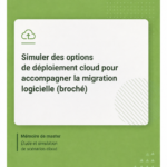 Illustration de solutions de déploiement cloud pour la migration logicielle.