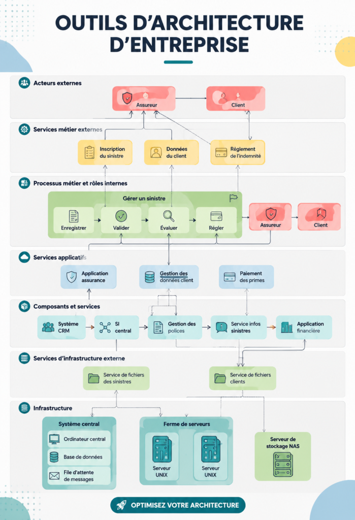 Outils informatiques pour l'architecture d'entreprise sur ordinateur