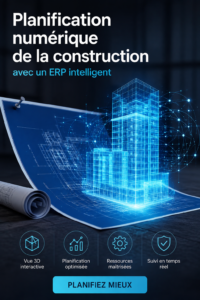 Interface de biCanvas ERP pour la planification de construction