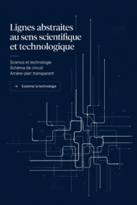 Une illustration représentant des éléments graphiques et scientifiques liés à la rédaction d'un abstract.