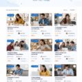 Femme utilisant une plateforme d'apprentissage en ligne pour la préparation de ses cours.