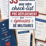 Checklist avant déploiement militaire, femme organisant ses affaires.