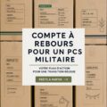 Chronomètre pour un déménagement militaire avec des notes et un planning