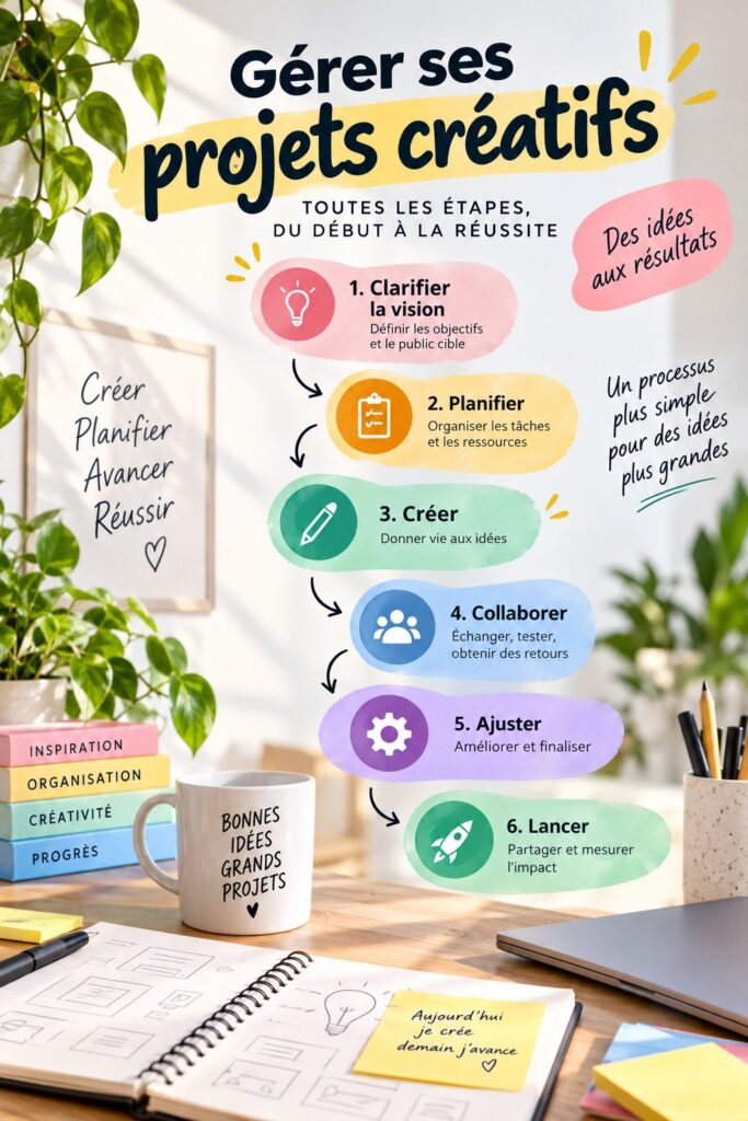 Femme utilisant un logiciel pour gérer ses flux de travail créatifs