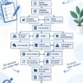 Une capture d'écran d'un modèle de gestion de projet sur l'ordinateur, symbolisant l'organisation et l'efficacité.